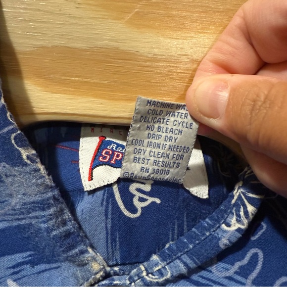 Men’s XL Reyn Spooner LA Los Angeles Dodgers Hawaiian Button Up Shirt - Picture 7 of 11